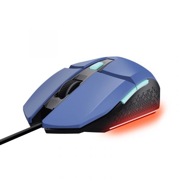 Mouse Trust GXT110W Felox cu fir 400 DPI, albastru - imagine 7