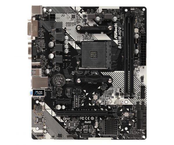 Placa de baza ASRock B450M-HDV R4.0, Socket AM4 - imagine 7