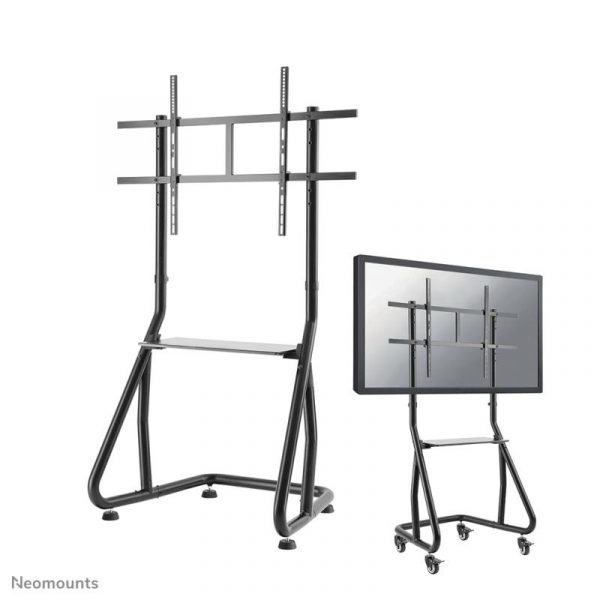 Stand podea mobil/fix Neomounts NS-M3800BLACK; pentru display-uri cu diagonale 60"-100", - imagine 5