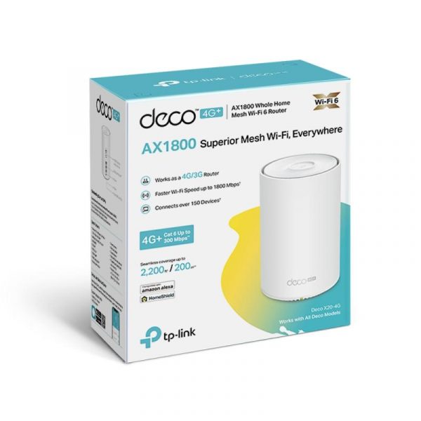 TP-Link AX1800 whole home gateway mesh Wi-Fi 6 4G System, - imagine 11