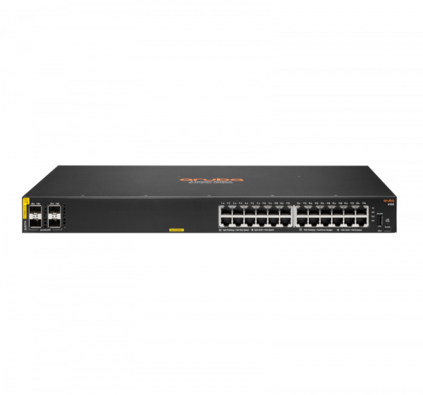 HPE Aruba Networking CX 6100 24G Class4 PoE 4SFP+ 370W - imagine 5