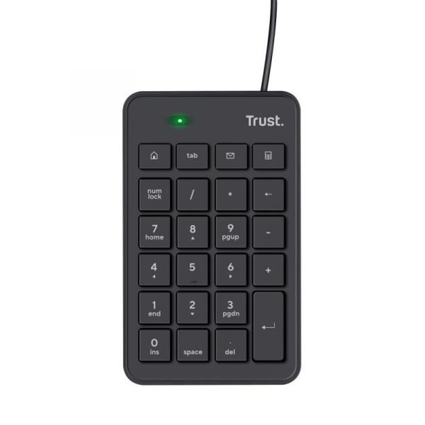 Trust Xalas USB Numeric Keypad, neagra - imagine 7