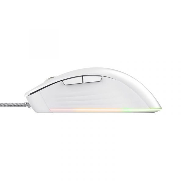 Mouse Trust GXT924W YBAR+ 25600 DPI, alb - imagine 10