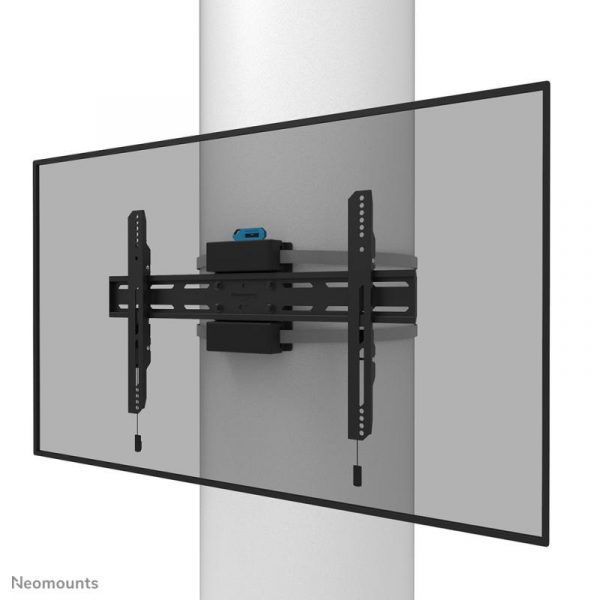 Suport fix pentru stalp Neomounts WL30S-910BL16; pentru display-uri cu diagonale