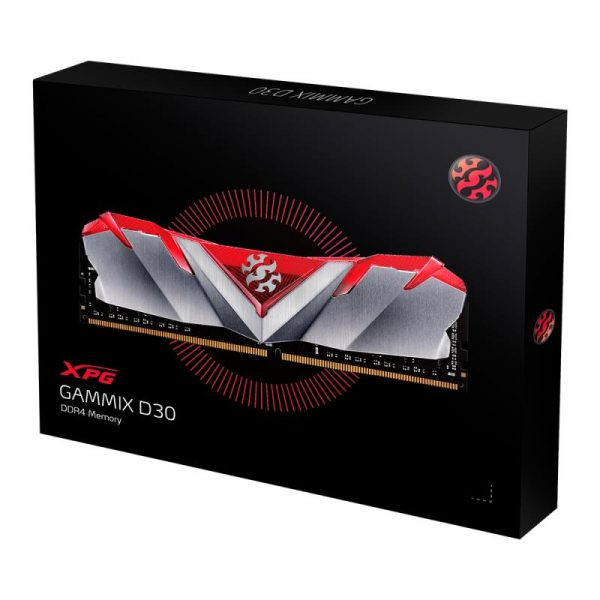 Memorie RAM Adata XPG Gammix D30 Red, 8GB, DDR4, CL19, - imagine 6