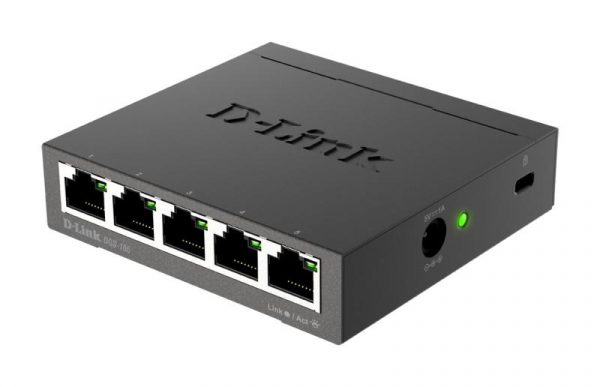 Switch D-Link DGS-105, 5 port,10/100/1000 Mbps - imagine 6