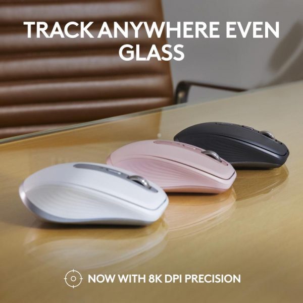 Mouse wireless Logitech MX Anywhere 3S, cu laser, 6 butoane, - imagine 6