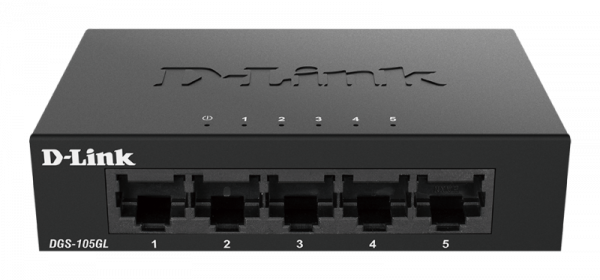 D-Link Switch DGS-105GL, 5 porturi Gigabit, Capacity 10Gbps, desktop, faramanagement, - imagine 5