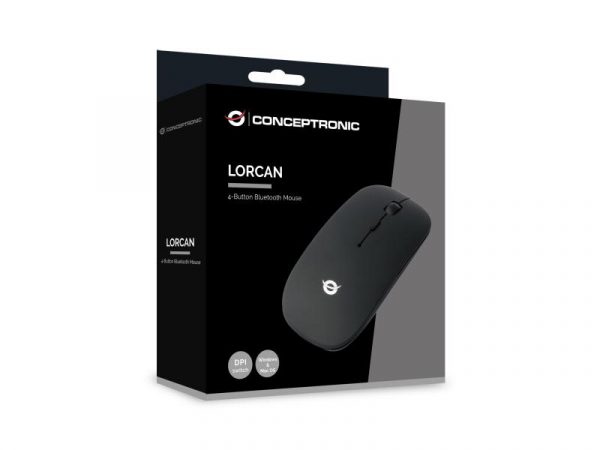 CONCEPTRONIC LORCAN01B 4-Button Bluetooth Mouse, 56 x 20 x 112 - imagine 12