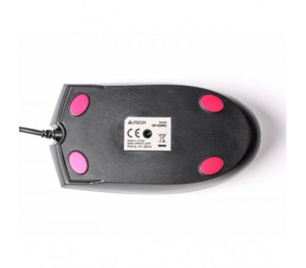 Mouse A4tech wired, OP-550NU-1, negru - imagine 8