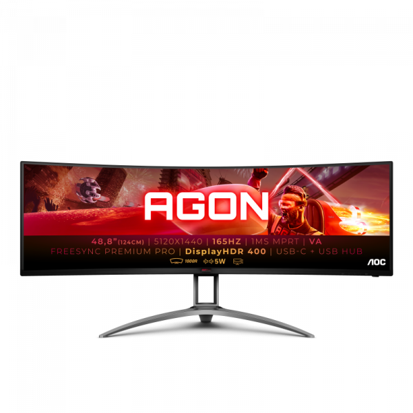 Monitor AOC 48.8" AG493UCX2 - imagine 3
