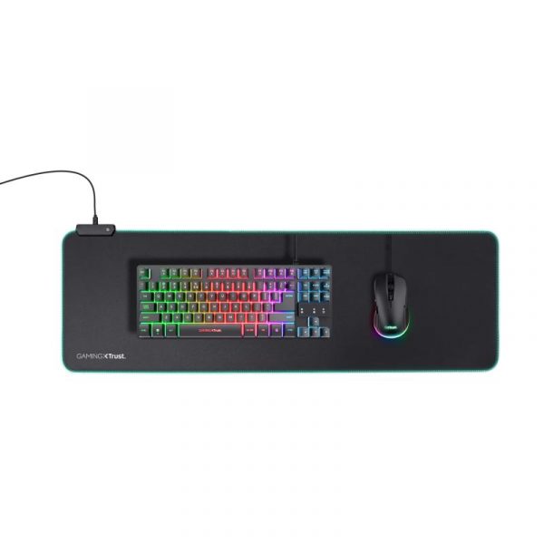 Mouse pad Trust GXT 764 Glide-Flex Flexible RGB, XXL, negru - imagine 17