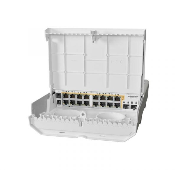 Mikrotik Outdoor Switch, CRS318-16P-2S+OUT, 16 x 10/100/1000, 2 x SFP+, - imagine 5