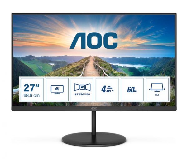 Monitor AOC 27" U27V4EA - imagine 4