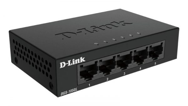 D-Link Switch DGS-105GL, 5 porturi Gigabit, Capacity 10Gbps, desktop, faramanagement, - imagine 8