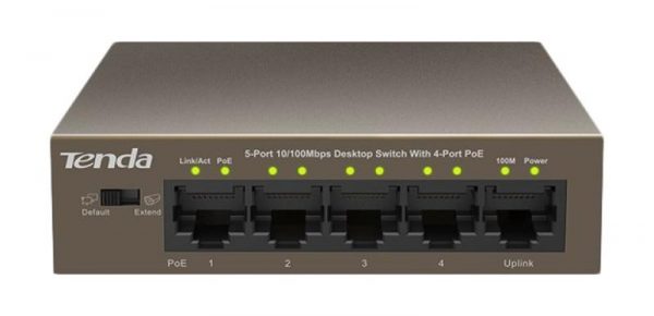 Switch TENDA TEF1105P-4-63W, 5 Port, 10/100 Mbps - imagine 4