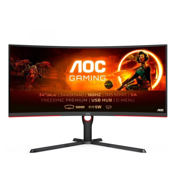 Monitor AOC 34" CU34G3S/BK - imagine 5