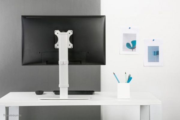 Suport dublu monitor de birou Neomounts FPMA-D890WHITE; pentru display- uri - imagine 13