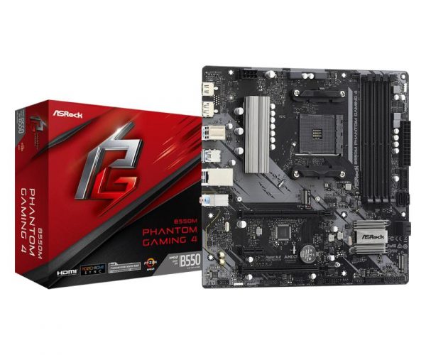Placa de baza ASRock B550M Phantom Gaming 4, Socket AM4 - imagine 6