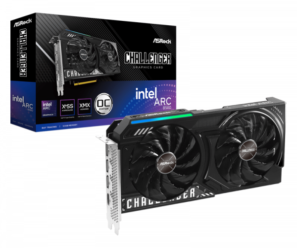 Placa Video ASROCK INTEL ARC B580 CHALLENGER 12GB OC GDDR6 - imagine 8