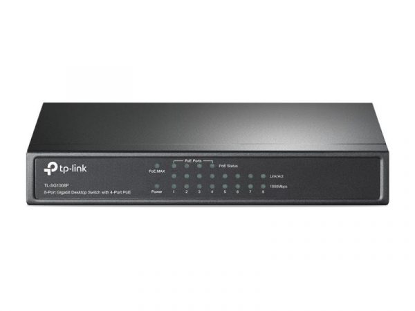 Switch TP-Link TL-SG1008P, 8 port, 10/100/1000 Mbps - imagine 5
