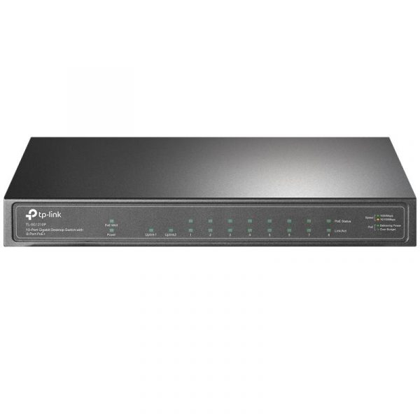 Switch TP-Link TL-SG1210P, 10 port, 10/100/1000Mbps - imagine 3
