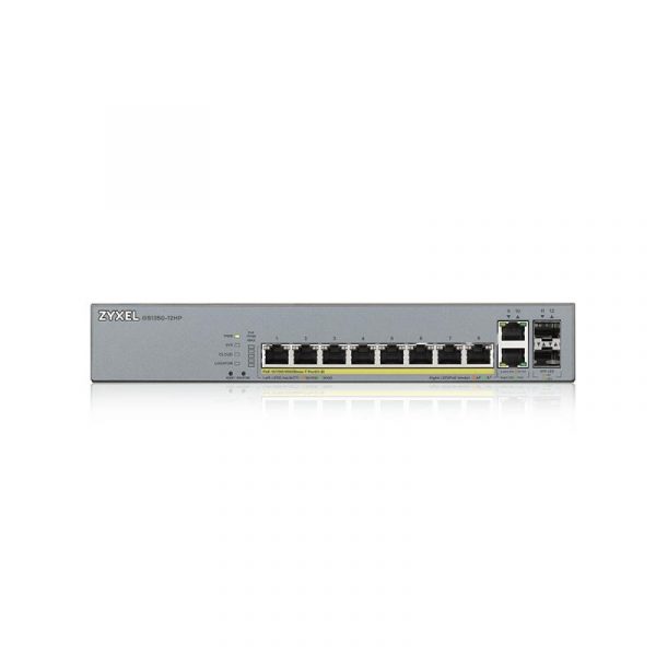 ZYXEL GS1350-12HP 12-PORT GBE POE SWITCH - imagine 8