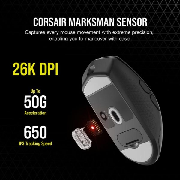 Mouse Gaming Corsair KATAR ELITE WIRELESS negru - imagine 9