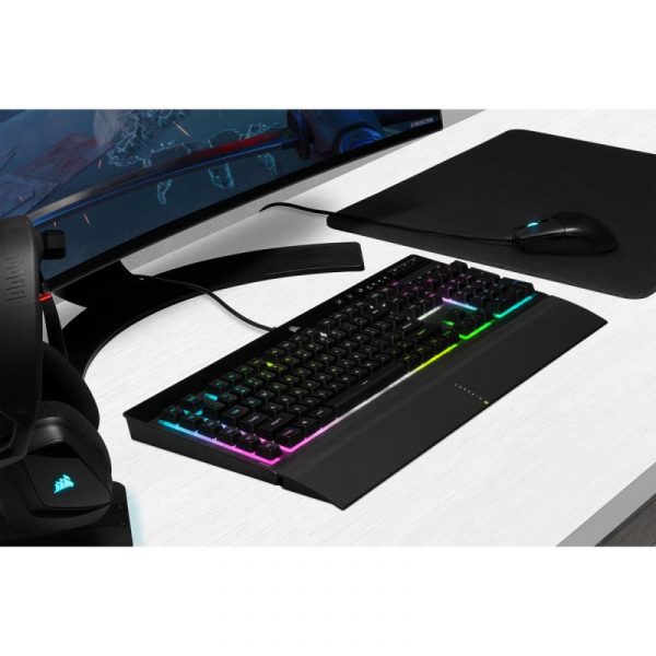 Tastatura mecanica CORSAIR K55 RGB PRO XT Gaming USB 3.0 - imagine 8