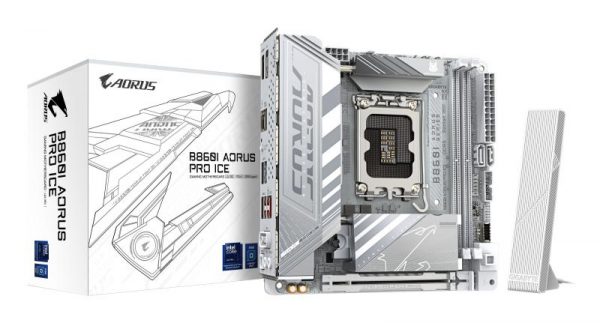 Placa de Baza GIGABYTE B860I AORUS PRO ICE LGA1851, 2x - imagine 3