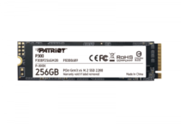 SSD Patriot P300 256GB, NVMe, M.2 2280 - imagine 3