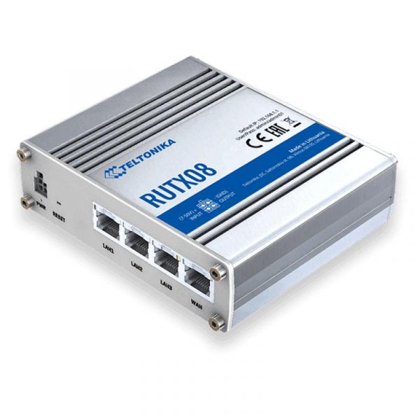 TELTONIKA INDUSTRIAL ETHERNET ROUTER RUTX08, Interfata: 1 x WAN port - imagine 6