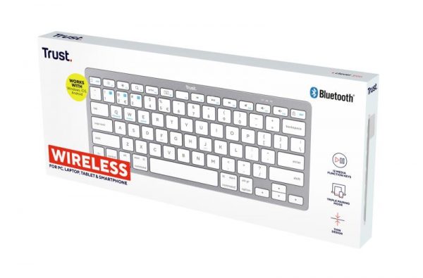 Tastatura Trust Wireless, numar taste 85, alb - imagine 9