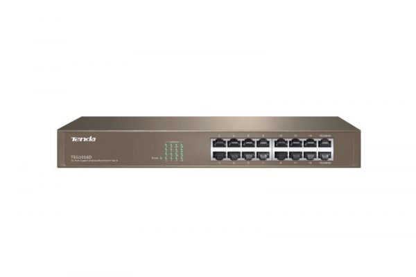 Switch Tenda TEG1016D, 16 port, 10/100/1000 Mbps - imagine 4
