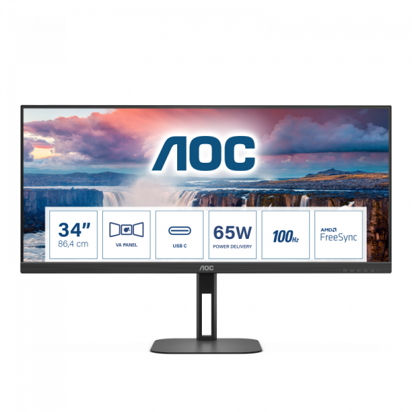 Monitor AOC 34" U34V5C/BK