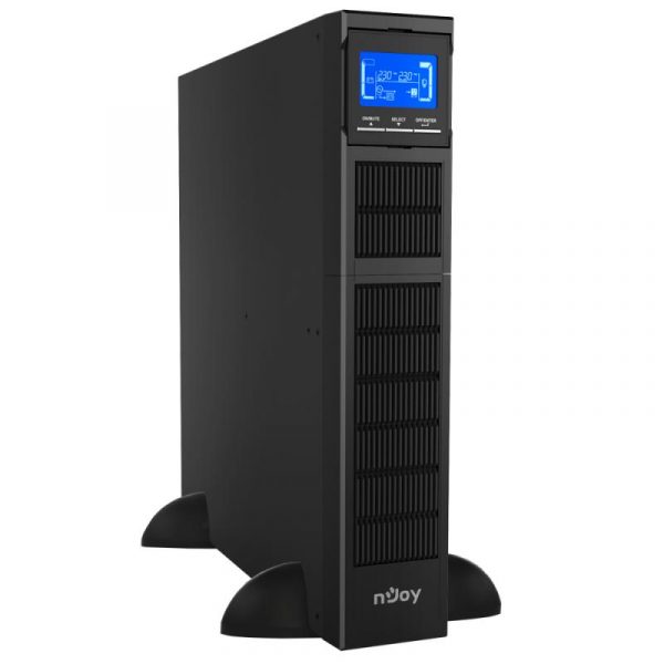UPS nJoy Balder 3000, 3000VA/ 3000W, On-line, LCD Display, Montare - imagine 12
