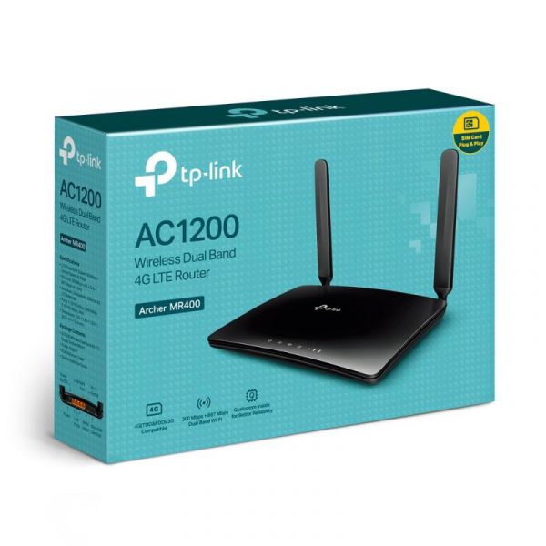 Router wireless TP-LINK Archer MR400, AC1200, WiFI 5, Dual-Band - imagine 9
