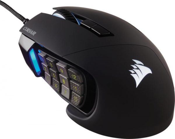 Mouse Gaming Corsair SCIMITAR RGB ELITE Optical cu fir, negru - imagine 5