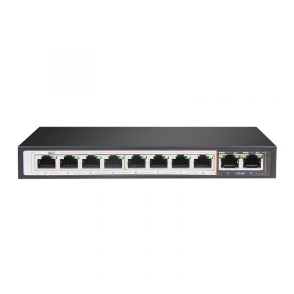 Extralink PERSES  PoE Switch   8x Gigabit PoE/PoE+ - imagine 3