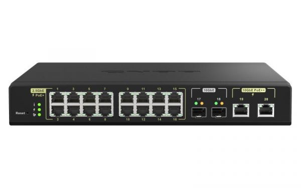 Switch QNAP M2116P CPU Microchip VSC7448-02, 16 porturi 2.5GbE (RJ45) - imagine 5