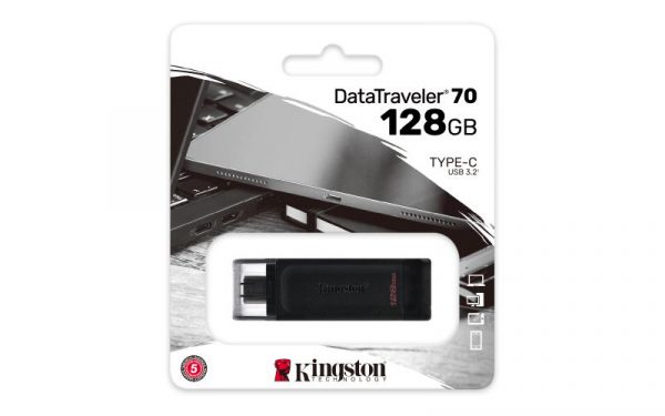 Memorie USB Flash Drive Kingston DataTraveler 70, 128GB, USB 3.2 - imagine 8