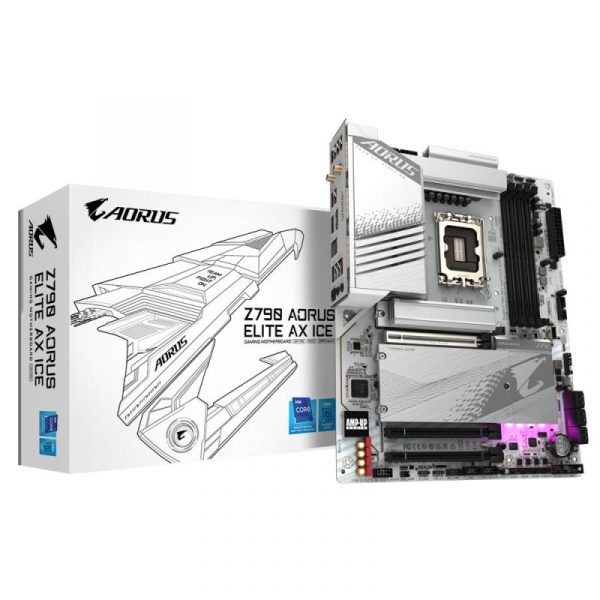 Placa de baza GIGABYTE Z790 AORUS ELITE AX ICE LGA1700 - imagine 5