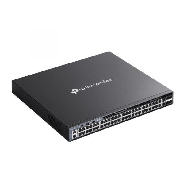 "Omada 48-Port Gigabit Stackable L3 Managed Switch with 6 10GE - imagine 10