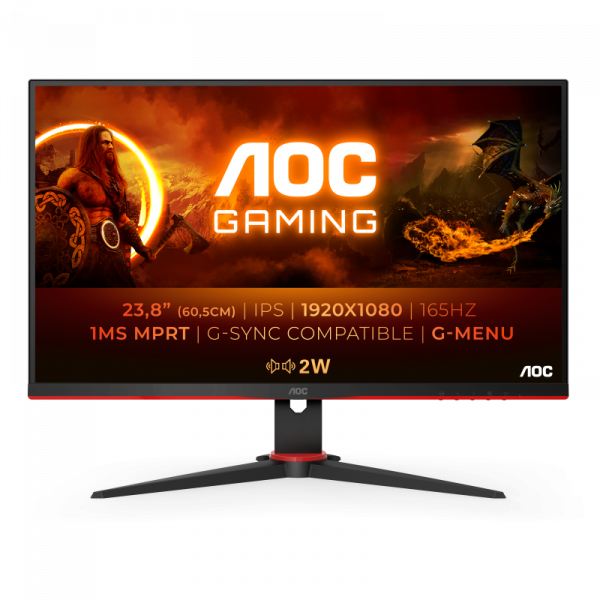 Monitor AOC 23.8" 24G2SPU/BK - imagine 3