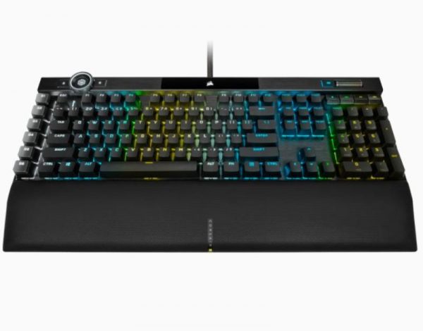 CORSAIR K100 RGB OPTICAL-MECHANICAL, negru  Full Key (NKRO) with - imagine 9