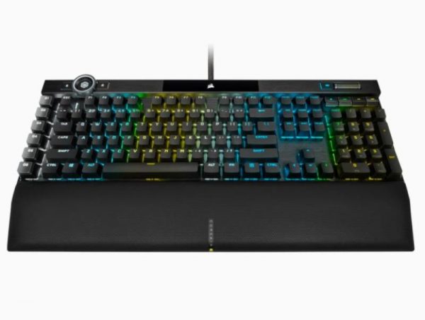CORSAIR K100 RGB OPTICAL-MECHANICAL, negru  Full Key (NKRO) with - imagine 8