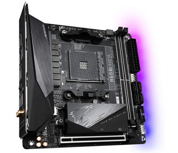 Placa de baza Gigabyte B550I AORUS PRO AX AM4 - imagine 8