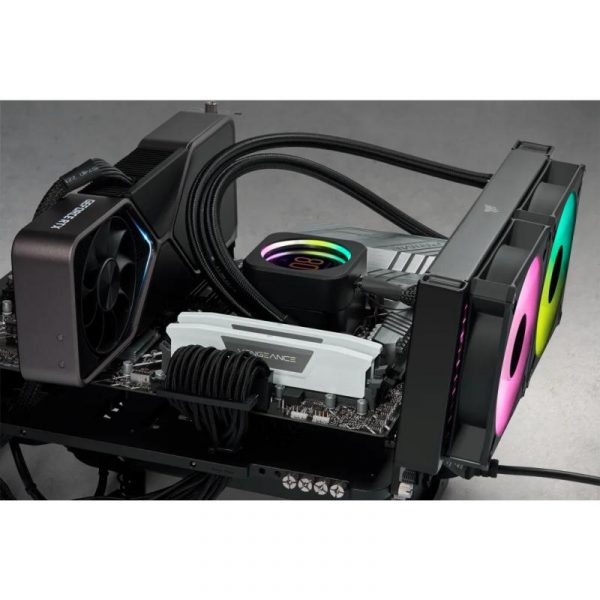 Memorie RAM Corsair Vengeance RGB White 32GB DDR5 5600MHz CL40 - imagine 5