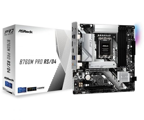 Placa de baza Asrock B760M Pro RS LGA1700, 4x DDR4 - imagine 7