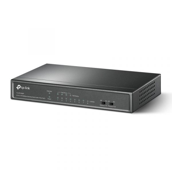 Switch TP-Link TL-SF1008P, 8 port, 10/100 Mbps - imagine 6